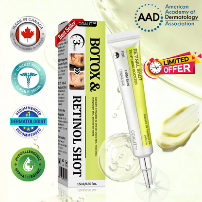 ‼️Last ​​Day Promotion 70% OFF‼️ODALIT™ VitaBotox Firming Elixir | Reduces Marionette Lines, Nasolabial Folds, Deep Wrinkles &amp; Loss of Firmness | Targets Age Spots &amp; Uneven Skin Tone | Dermatologically Tested &amp; Made in CAN